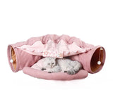 Túnel com Cama para Gatos